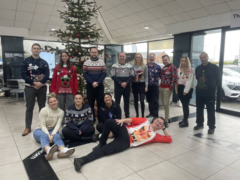 Christmas jumper day crewe